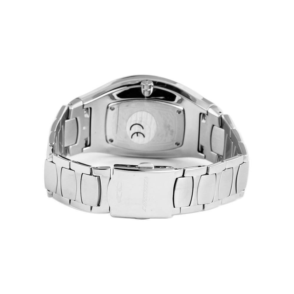 Chronotech Silver Stainless Steel Watch