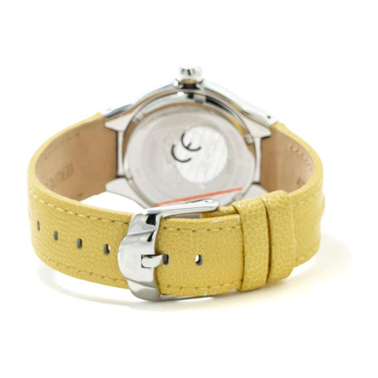 Chronotech Yellow Leather Watch Chronotech Dark Khaki