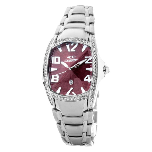 Chronotech Silver Stainless Steel Watch Chronotech Gray