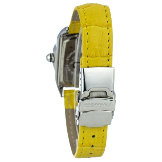 Chronotech Yellow Leather Watch Chronotech Goldenrod