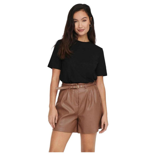 Only Black Cotton Tops & T-Shirt Only Sienna
