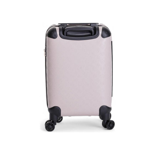 Guess Pink Polyethylene Luggage And Travel Guess Light Gray