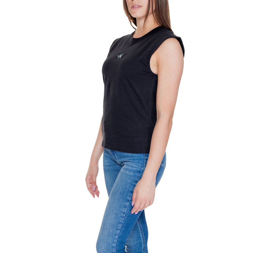 Calvin Klein Jeans Black Cotton T-Shirt