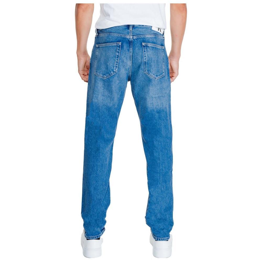 Calvin Klein Jeans Light Blue Cotton Relaxed Fit Jean