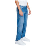 Calvin Klein Jeans Light Blue Cotton Relaxed Fit Jean