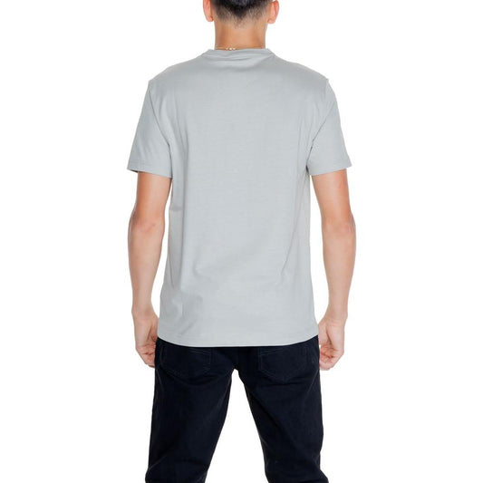 Calvin Klein Gray Cotton T-Shirt Calvin Klein Gray