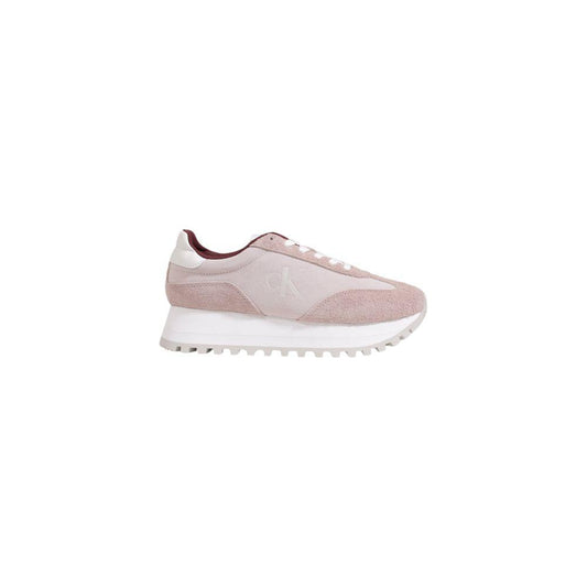 Calvin Klein Purple Leather Sneaker Calvin Klein Light Gray