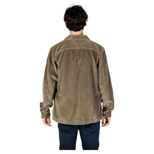 Calvin Klein Jeans Gray Cotton Shirt Calvin Klein Jeans Dim Gray