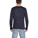Calvin Klein Blue Recycled Wool Sportswear