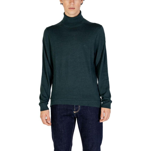 Calvin Klein Green Wool Sweater Calvin Klein Dark Slate Gray