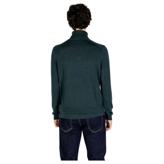 Calvin Klein Green Wool Sweater Calvin Klein Dark Slate Gray