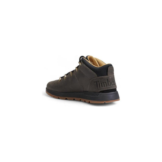 Timberland Gray Recycled Leather Sneaker TI-14793700153-EU41.5/US8.5