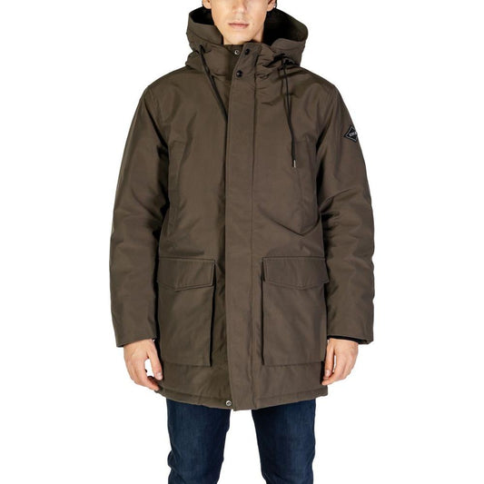 Replay Green Polyamide Jacket Replay Dark Slate Gray