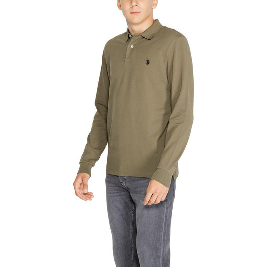 U.S. POLO ASSN. Green Cotton T-Shirt U.S. POLO ASSN. Dim Gray