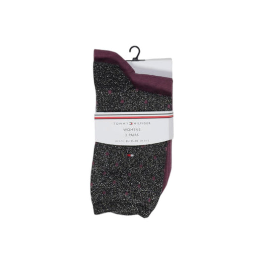 Tommy Hilfiger Black Cotton Socks