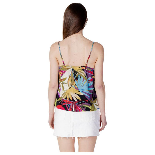 Only Pink Viscose Tops & T-Shirt Only Light Gray