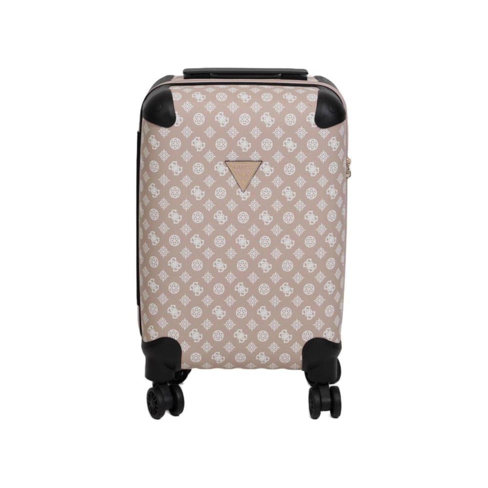 Front view with bag zipped and handles upright.