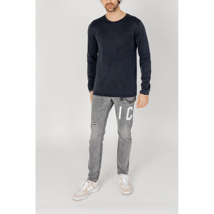 Jack Jones Blue Cotton Sweatshirt