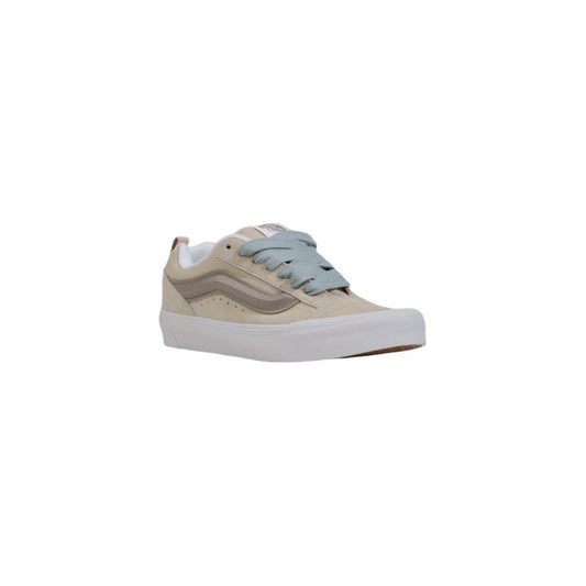 Vans Beige Leather Sneaker Vans Dark Gray