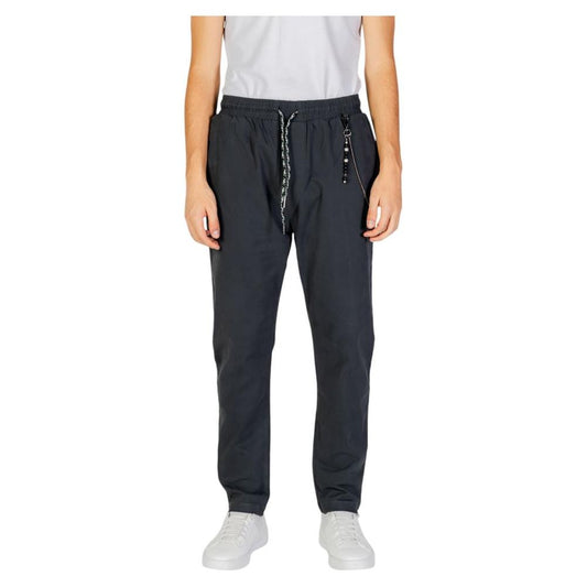 Gianni Lupo Gray Cotton Jeans & Pant Gianni Lupo Dark Slate Gray