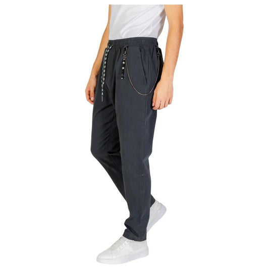 Gianni Lupo Gray Cotton Jeans & Pant Gianni Lupo Light Gray