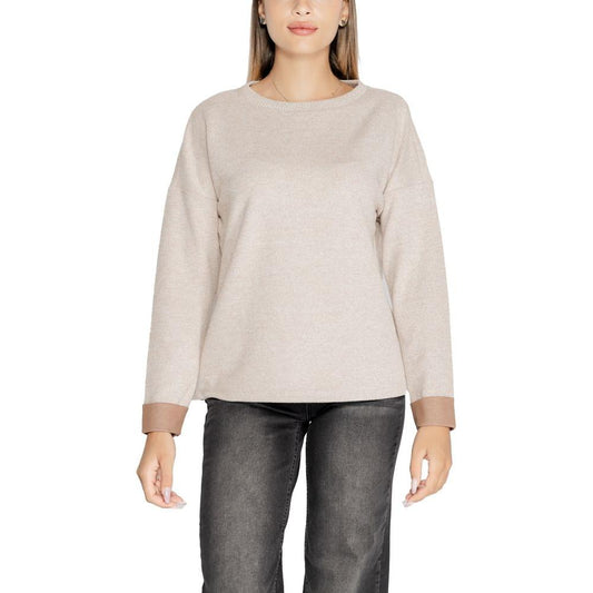 Street One Beige Viscose Tops & T-Shirt Street One Light Gray