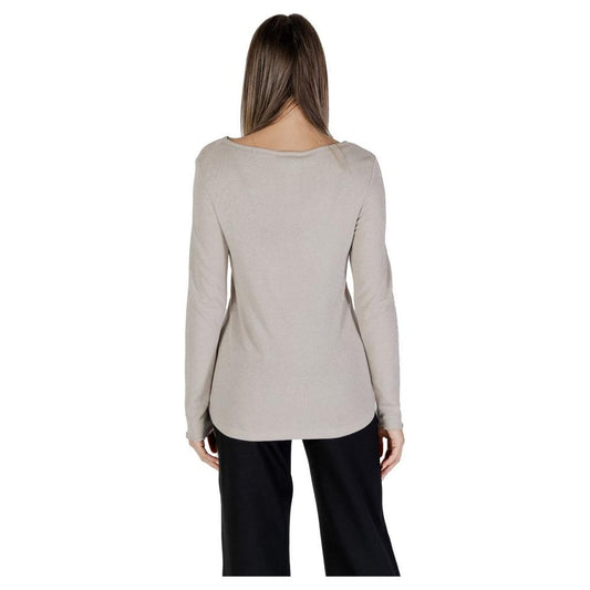Street One Beige Viscose Tops & T-Shirt Street One Gray