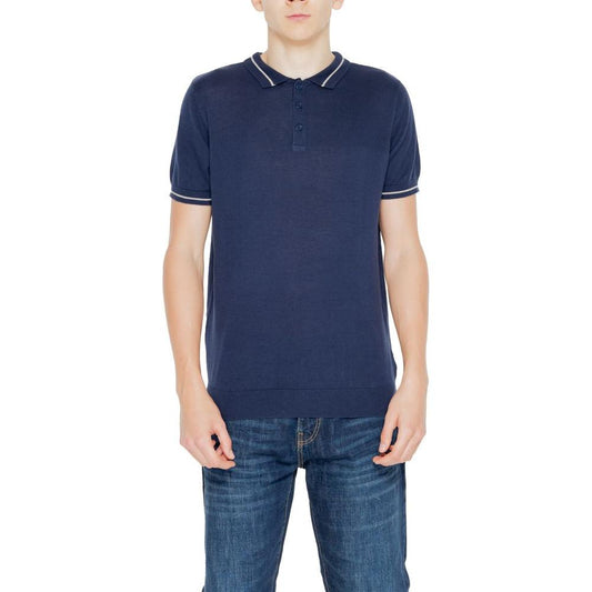 Hamaki-Ho Blue Cotton T-Shirt Hamaki-Ho Dark Slate Gray