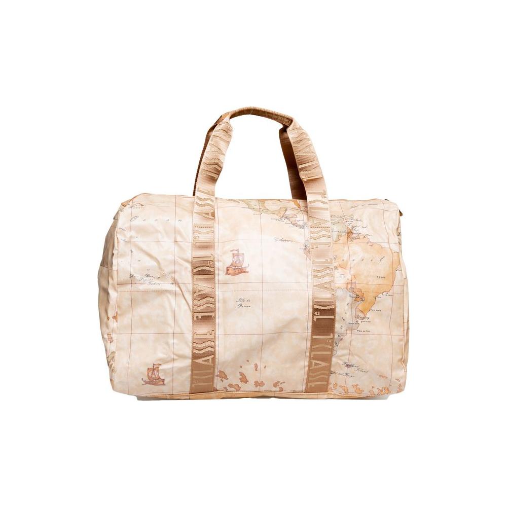 Front view with bag zipped and handles upright.