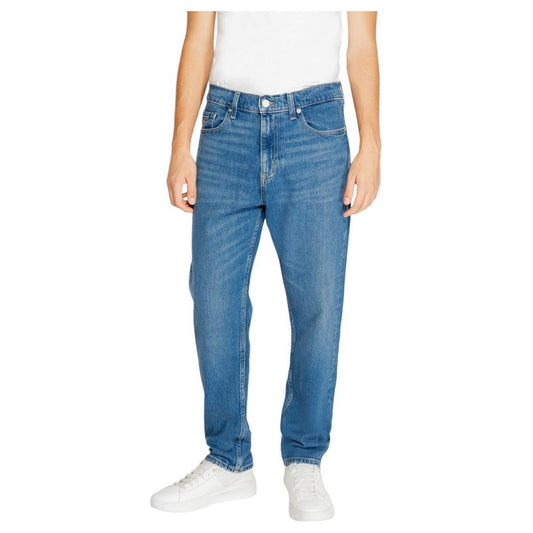 Tommy Hilfiger Jeans Blue Recycled Cotton Jeans & Pant Tommy Hilfiger Jeans Steel Blue