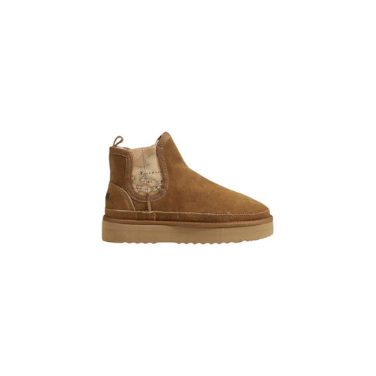 Alviero Martini Prima Classe Beige Leather Boot Alviero Martini Prima Classe Sienna
