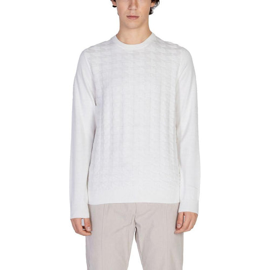Antony Morato White Cotton T-Shirt Antony Morato Light Gray