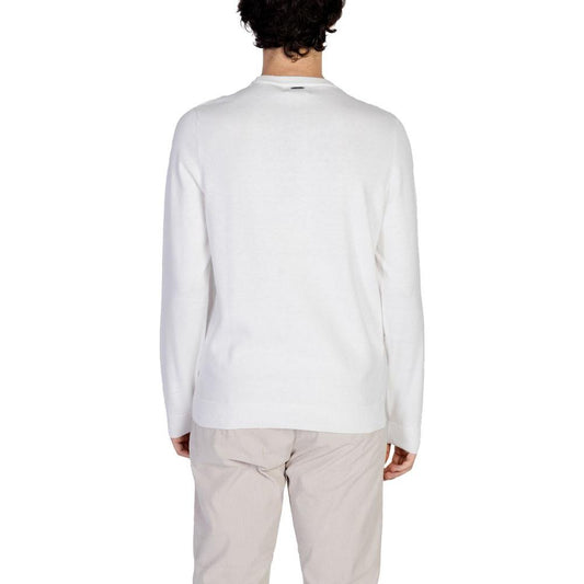 Antony Morato White Cotton T-Shirt Antony Morato Light Gray