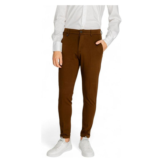 Antony Morato Brown Viscose Jeans & Pant Antony Morato Saddle Brown