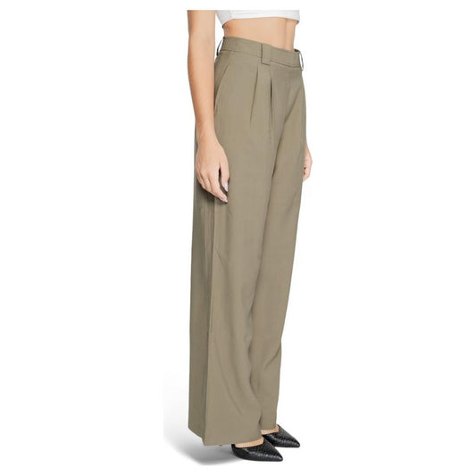 Morgan De Toi Green Cotton Jeans & Pant Morgan De Toi Rosy Brown