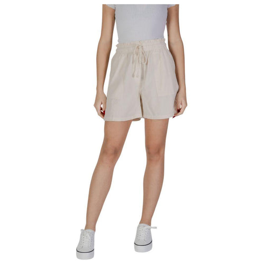 B.Young Beige Cotton Short B.Young Gray