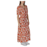 B.Young Red Viscose Long BY-14885500141-34 | XXS