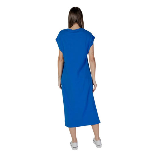 B.Young Blue Cotton Dress B.Young Dark Cyan
