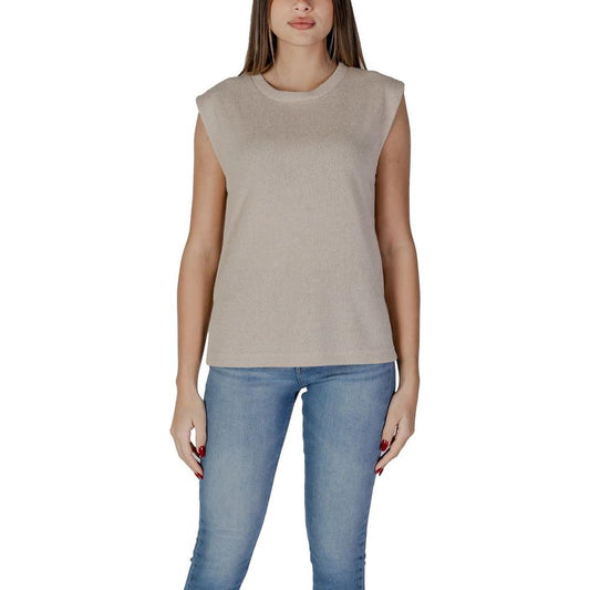 B.Young Beige Viscose Tops & T-Shirt B.Young Rosy Brown