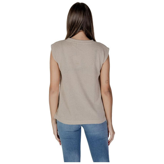 B.Young Beige Viscose Tops & T-Shirt B.Young Rosy Brown
