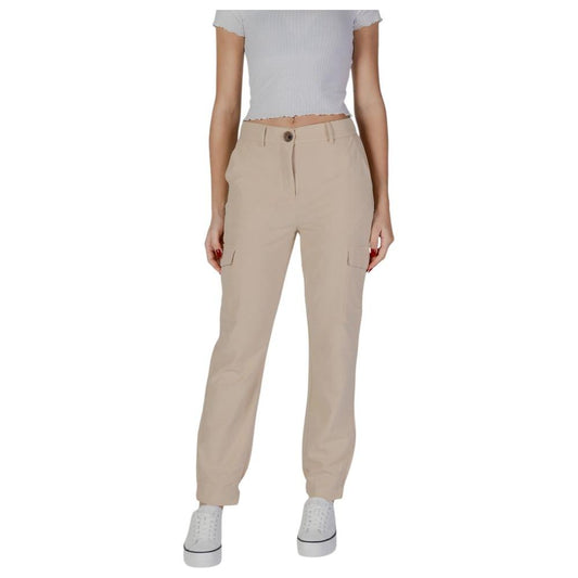 B.Young Beige Polyester Jeans & Pant B.Young Dark Gray