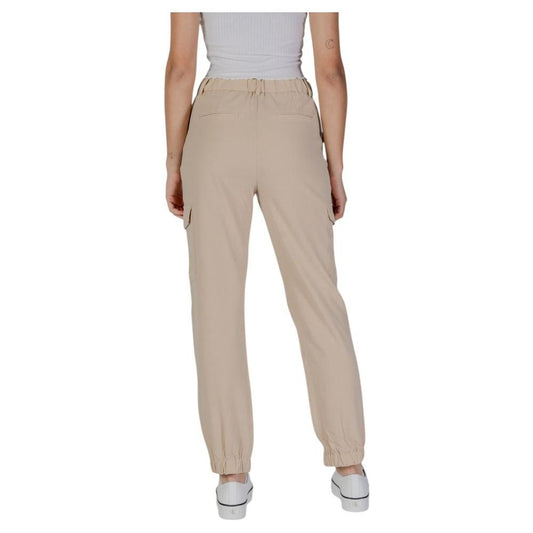B.Young Beige Polyester Jeans & Pant B.Young Dark Gray