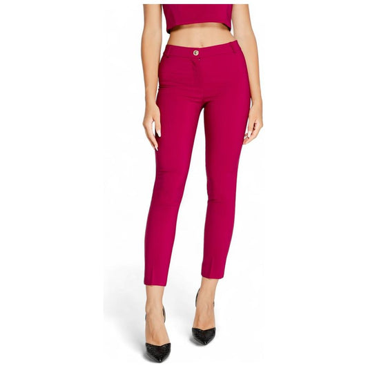 Rinascimento Bordeaux Polyester Jeans & Pant Rinascimento Brown