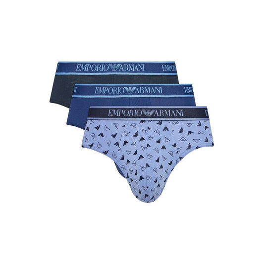 Emporio Armani Underwear Blue Cotton Underwear Emporio Armani Underwear Dark Slate Gray