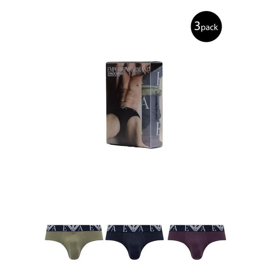 Emporio Armani Underwear Blue Cotton Underwear Emporio Armani Underwear Dark Slate Gray