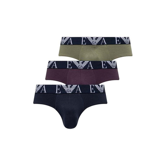 Emporio Armani Underwear Blue Cotton Underwear Emporio Armani Underwear Dark Slate Gray