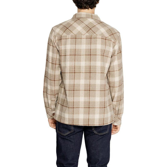 Hamaki-Ho Beige Polyester Shirt Hamaki-Ho Tan