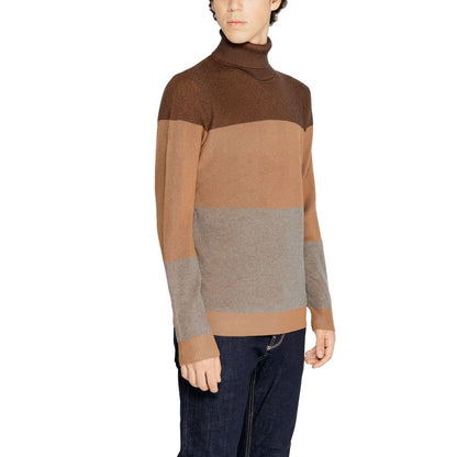 Hamaki-Ho Brown Viscose Turtleneck 1728,71956299936,Brown,Clothing,Hamaki-Ho,IT52 | XL,IT54 | XXL,Men,Men - Clothing,New with tags,Sweaters - Clothing,Sweaters - Men - Clothing,Turtlenecks - Sweaters - Clothing