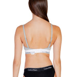 Calvin Klein Underwear Gray Cotton Bra