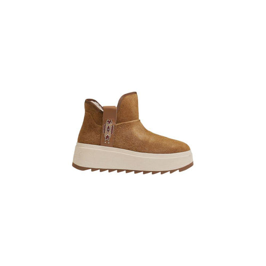 ASH Brown Suede Leather Boot ASH Light Gray